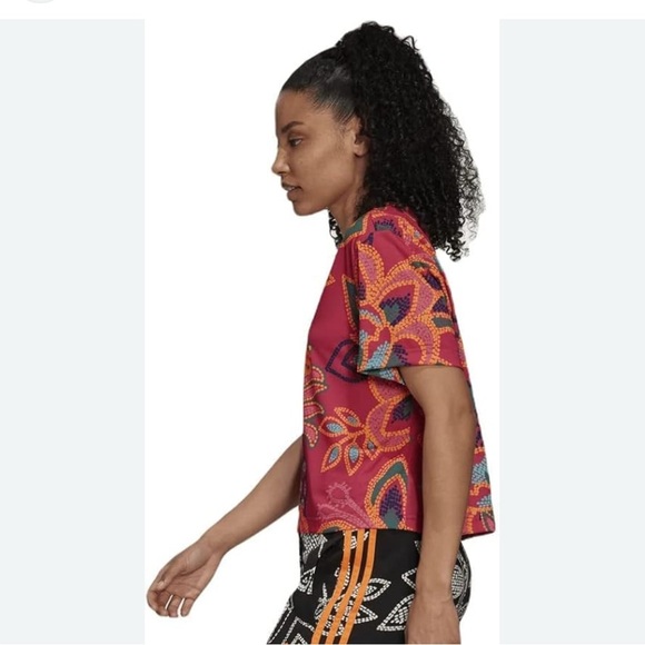 Adidas Farm GFX Tee  Pink and Orange - Picture 4 of 9